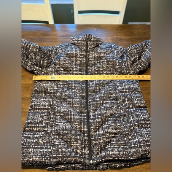 Lands End Down Filled Puffer Jacket Coat Womens SZ XL Full Zip Outerwear Warm - Picture 7 of 8